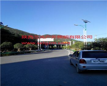 青海市電路燈項目案例-咸陽旬陽縣	