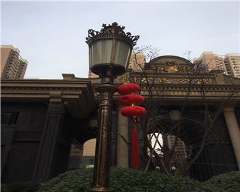 甘肅小區太陽能路燈-西安萬達公館