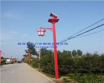 寧夏太陽能景觀路燈-寧夏省渭南市大荔縣太陽能景觀路燈項目