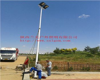 寧夏球場廣場高桿燈-寧夏鄂爾多斯廣場照明項目