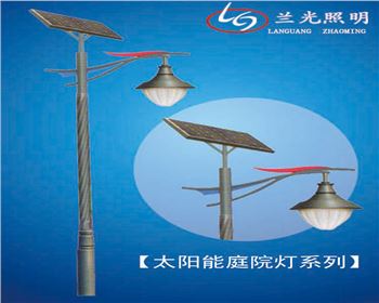 寧夏小區太陽能庭院燈
