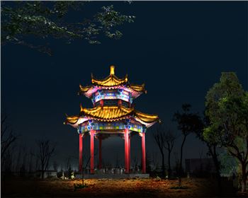 甘肅涇河工業園春節街道節日亮化