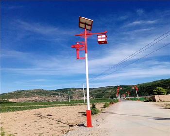 寧夏延安甘泉新農村太陽能路燈項目