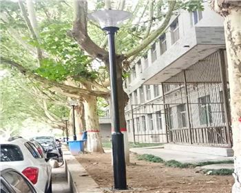 寧夏西安唐都醫院道路庭院燈安裝施工項目