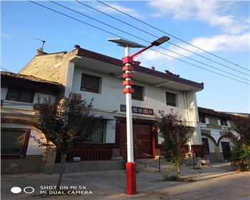 寧夏咸陽禮泉烽火鎮烽火村新農村太陽能路燈項目