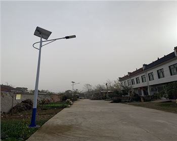 陜西藍(lán)田縣熨斗村太陽能路燈項目
