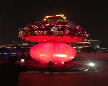 甘肅西安蓮湖區2019年元旦、春節亮化工程案例