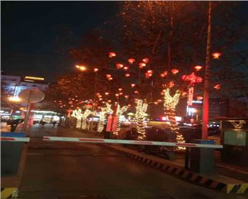 甘肅西安唐都醫院2019春節幾日亮化布置